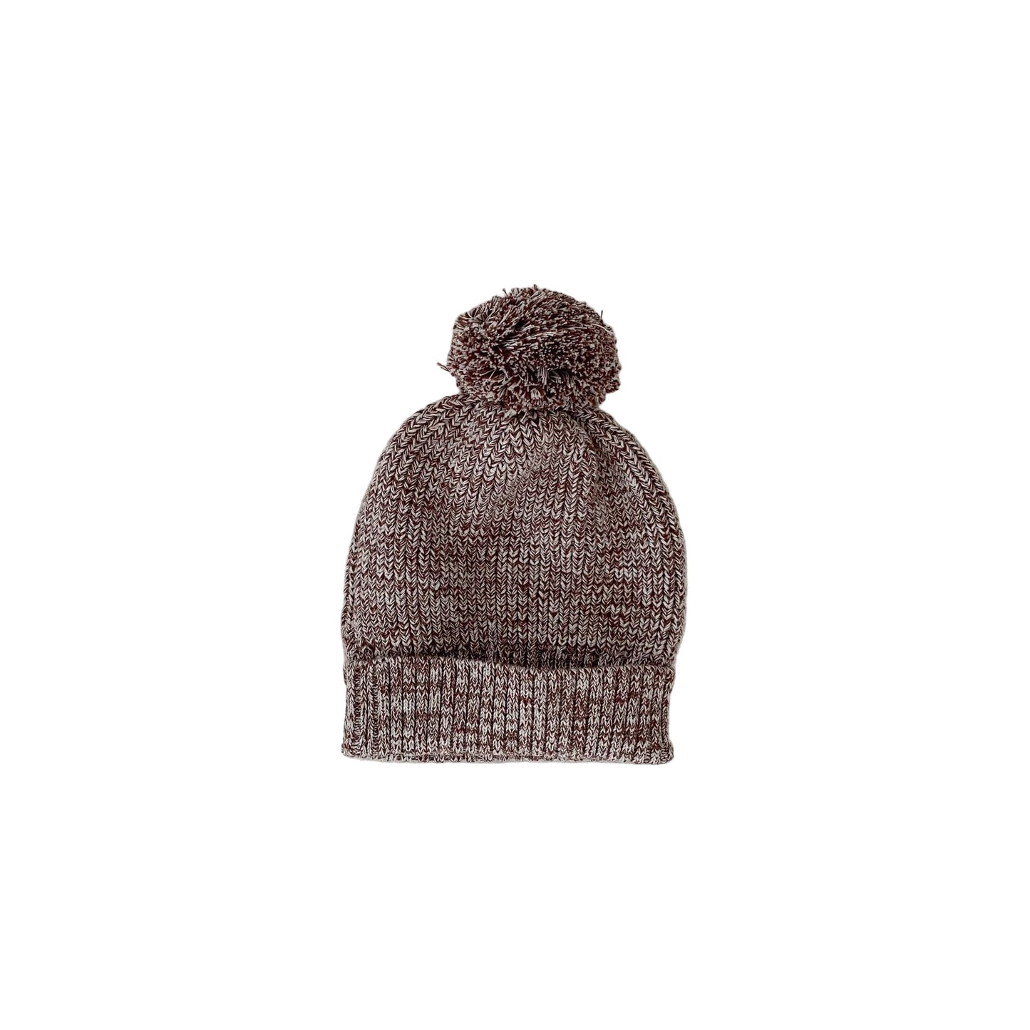 Infant Baby Girl Mixed Color Thick Needle Pullover Pants Pullover Fur Ball Knitted Hat 3-piece Set