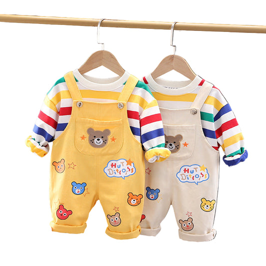 Boys' Top Overalls Suit